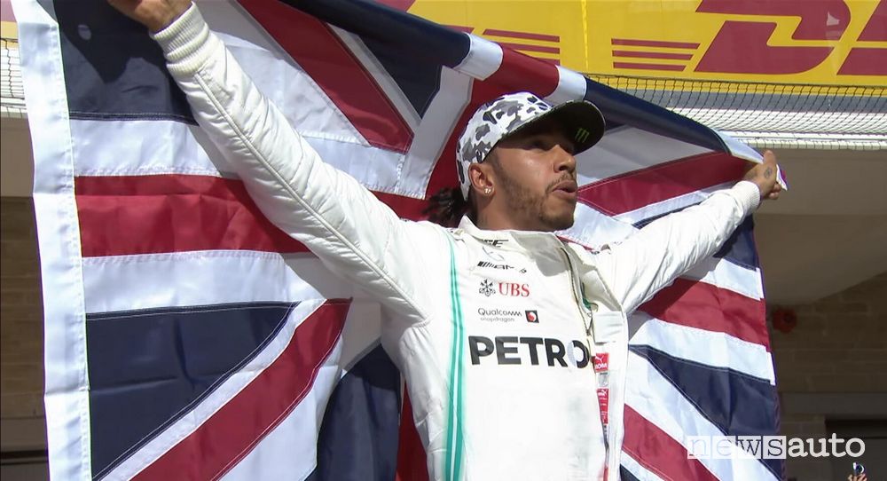 Lewis Hamilton è campione del mondo f1 2019