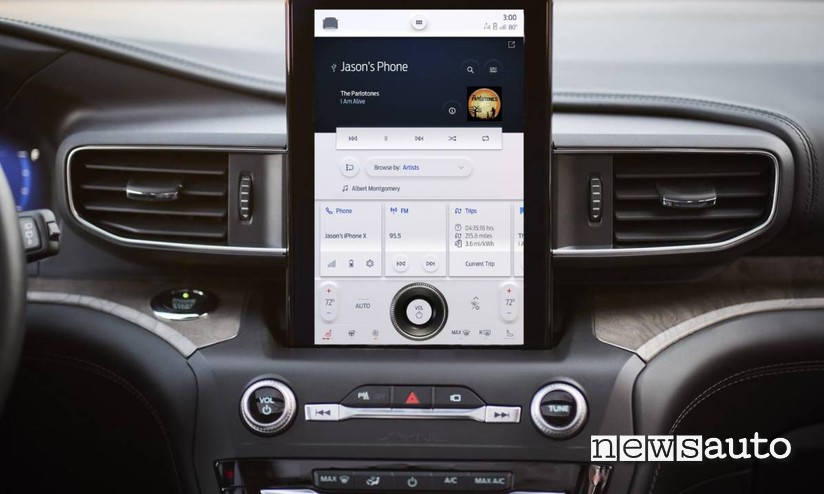 sistema infotainment ford sync 4