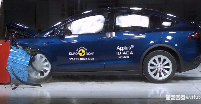 crash test Euro NCAP Tesla Model X