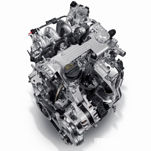 Motore Fiat Mild Hybrid a benzina 1 litro, 3 cilindri