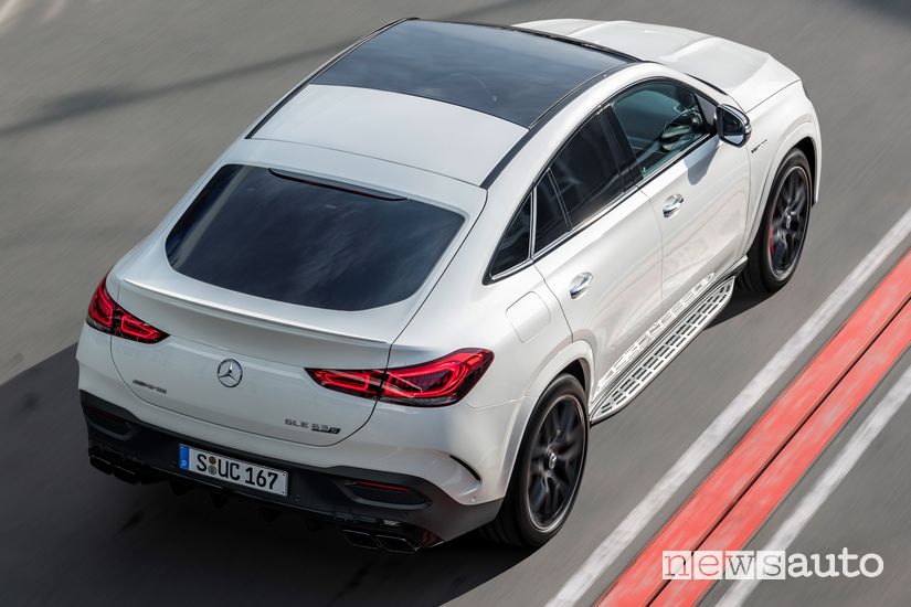 Vista posteriore Mercedes-AMG GLE 63 S 4MATIC+ Coupé