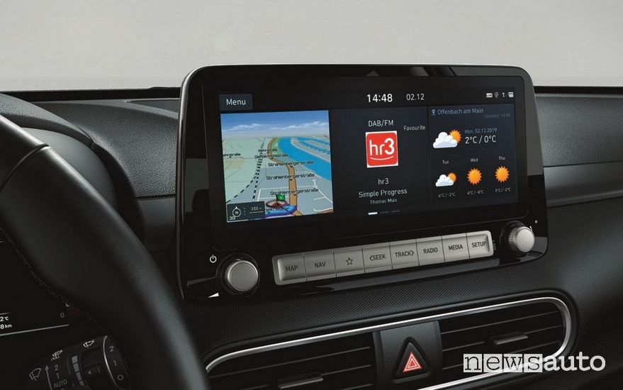 Hyundai BlueLink infotainment Hyundai Kona Electric