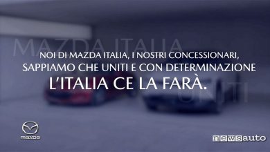 Mazda Motor Italia messaggio speranza Coronavirus