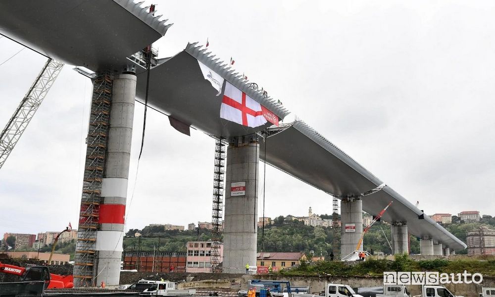 campata nuovo ponte di Genova
