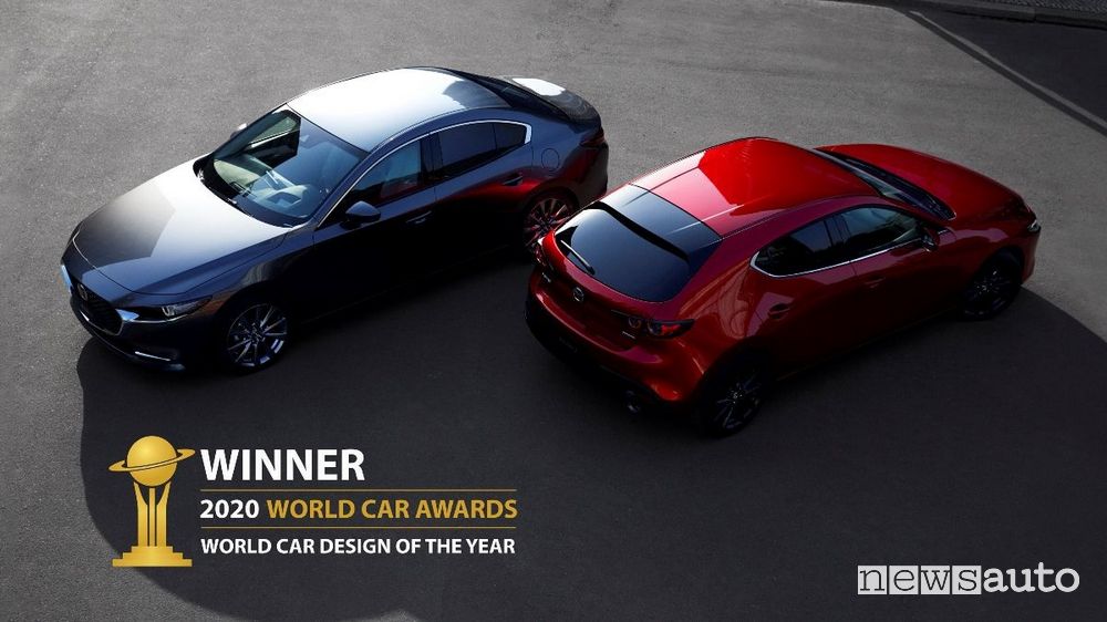 Premio World Car Design of the Year 2020 alla Mazda3