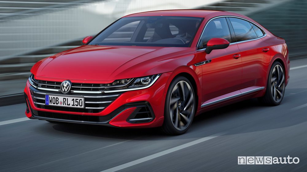 Vista anteriore Volkswagen Arteon R-Line