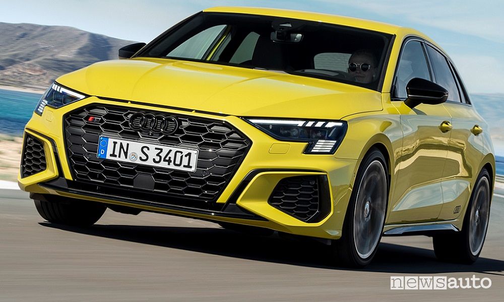 Nuova Audi S3 Sportback e Sedan, caratteristiche e prezzi