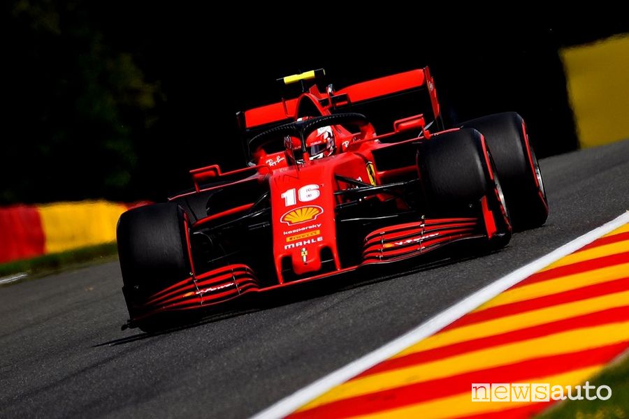 F1 Gp Belgio 2020 Ferrari Charles Leclerc