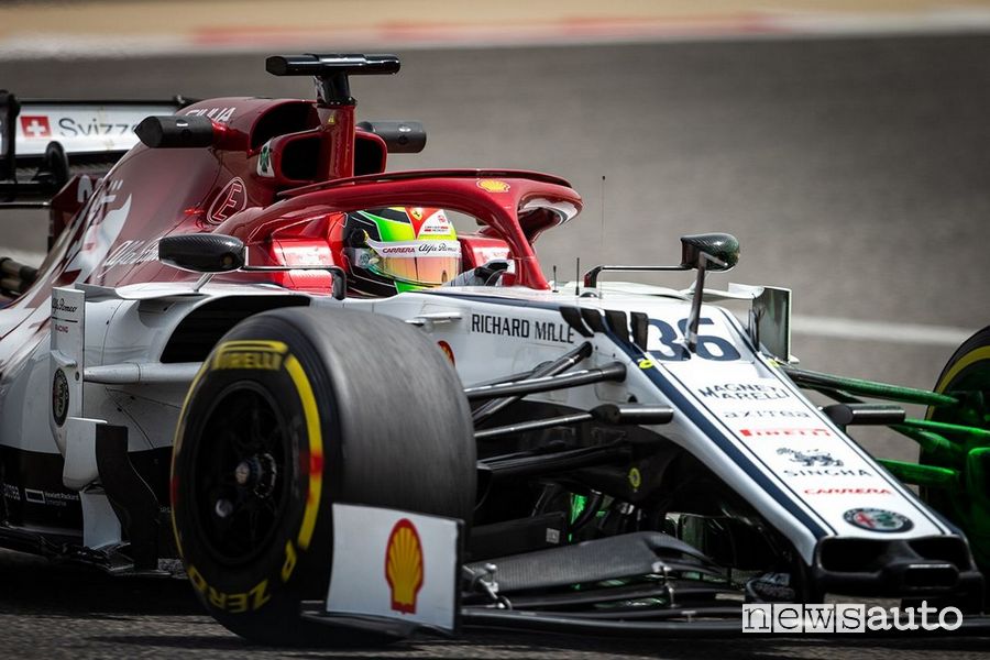 Mick Schumacher Alfa Romeo prove libere Gp Eifel F1 2020 al Nürburgring