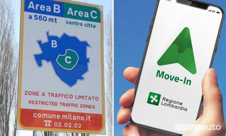 Move-In Area B Milano e Lombardia, come funziona, costi