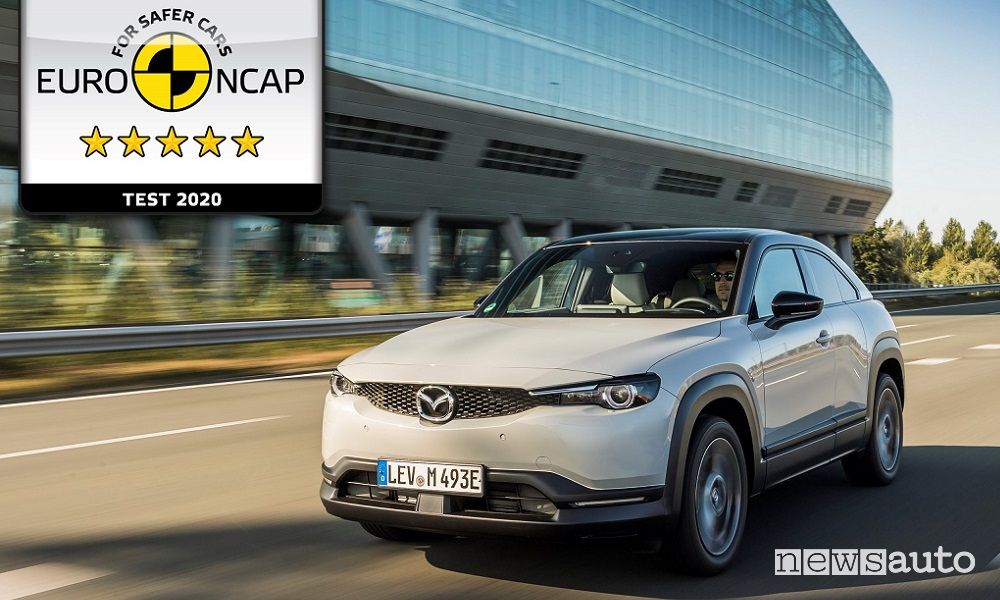 Mazda MX-30 5 stelle nei crash test Euro NCAP