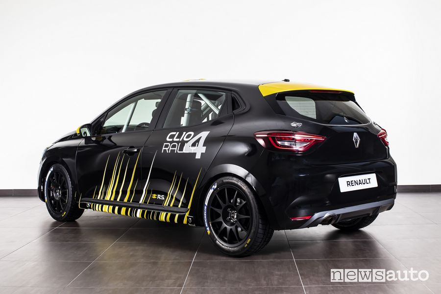 Vista posteriore Renault Clio Cup Rally4