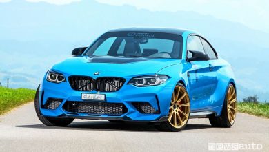 Vista di profilo dÄHLer BMW M2 CS DCL