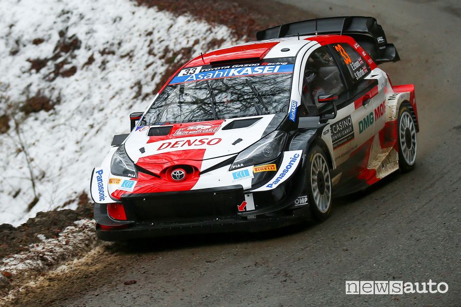 Rally di Montecarlo 2021, dominio Toyota Elfyn Evans