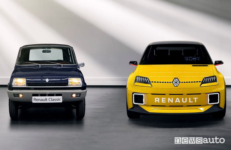 Renault 5 storica e la sua erede elettrica