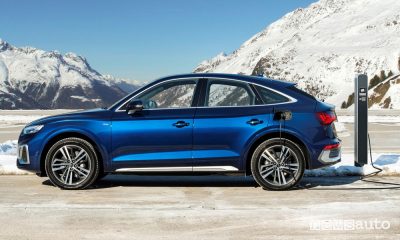 Audi Q5 Sportback TFSI e in ricarica
