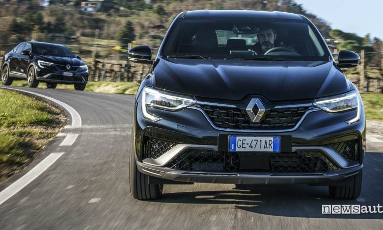 Renault Arkana prova su strada