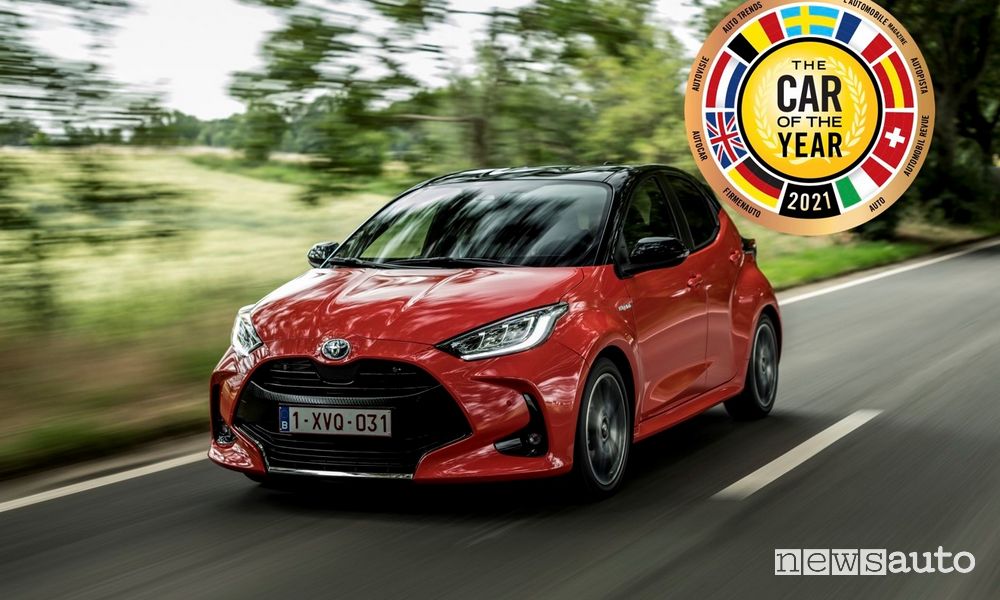 Toyota Yaris è Auto dell'Anno 2021