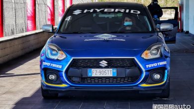 Box Circuito Viterbo con Suzuki Swift Sport Hybrid al Rally Italia Talent 2021