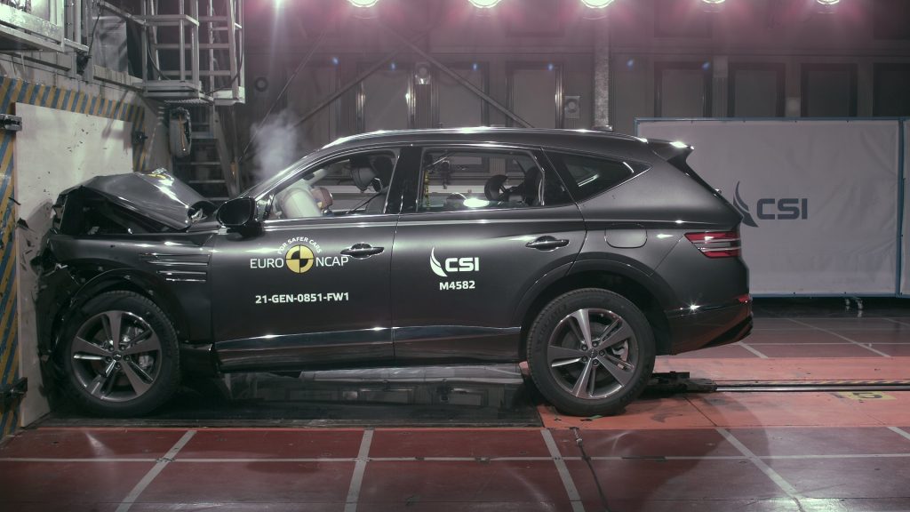 Punteggio massimo 5 stelle nei test Euro NCAP per il SUV Genesis GV80