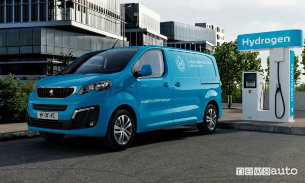 Peugeot e-Expert Hydrogen furgone ad idrogeno