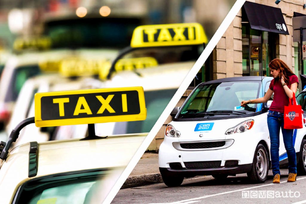Taxi e car sharing possono essere vendute camuffate. Una truffa sulle auto usate da evitare. 