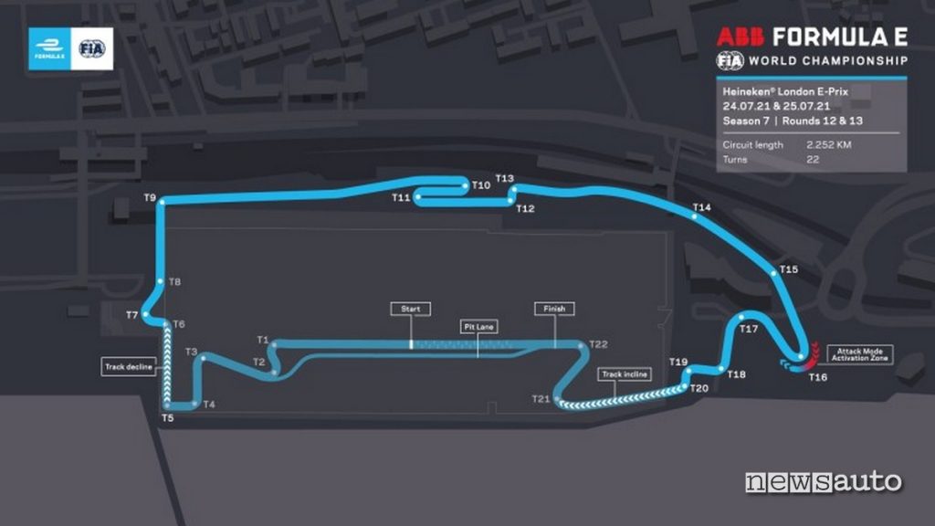 orari ePrix Londra Formula E 2021