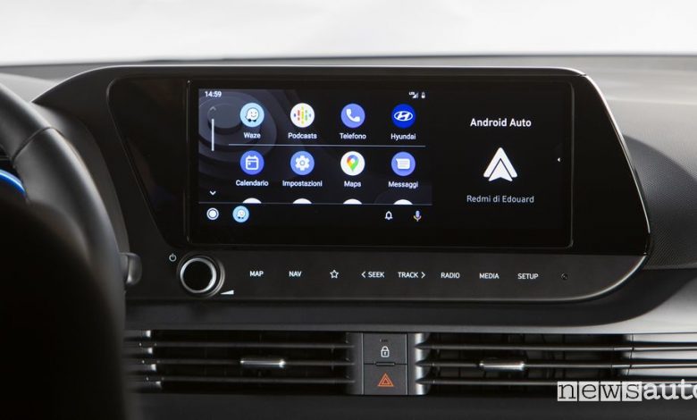 Android Auto infotainment nuova Hyundai Bayon