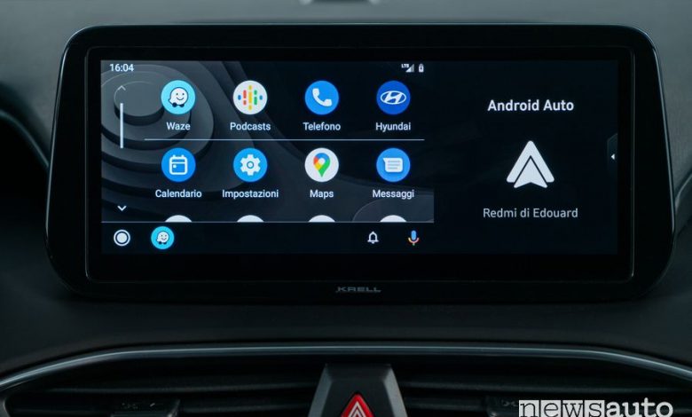 Android Auto infotainment nuova Hyundai Santa Fe Plug-In