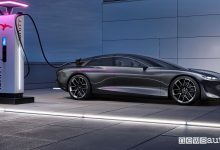 Audi grandsphere concept in ricarica rapida Ionity
