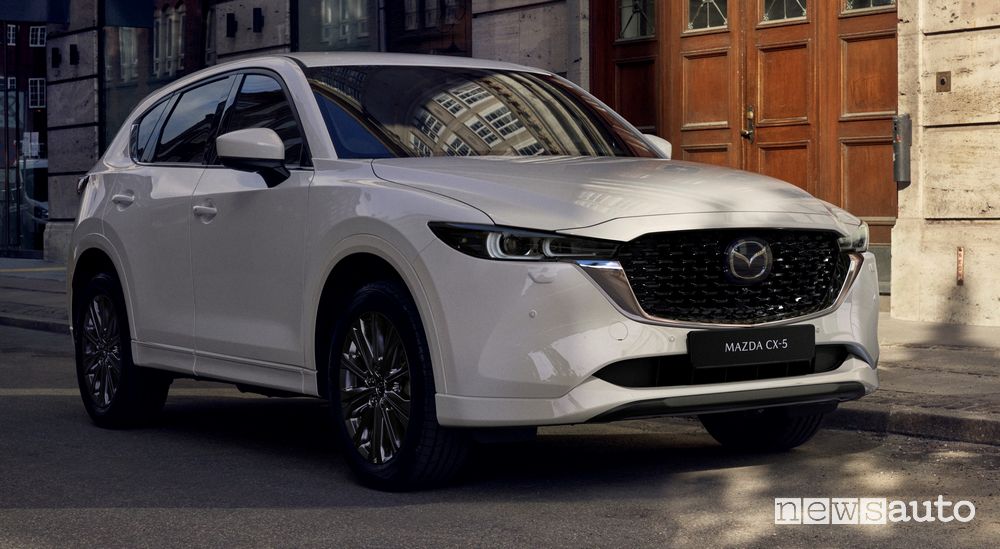 Nuova Mazda CX-5 2022 Snowflake White Pearl Mica