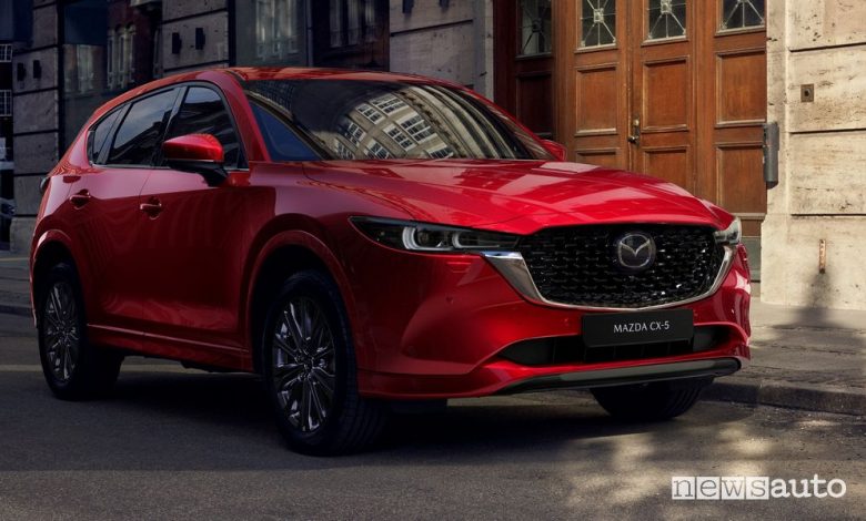 Nuova Mazda CX-5 2022 Soul Red Crystal