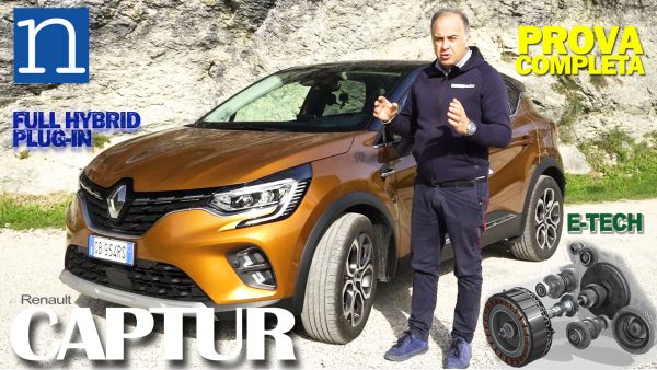 VIDEO Renault CAPTUR ibrida plug-in E-TECH prova e test consumi