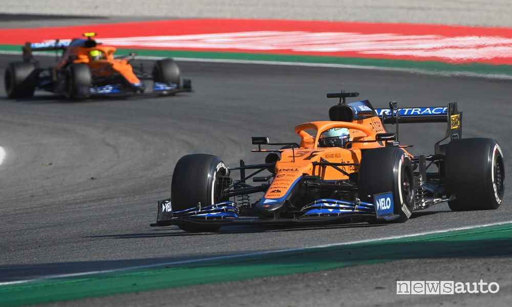 F1 Gp Italia 2021, doppietta della McLaren con Ricciardo e Norris