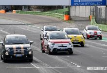 Abarth 595 Turismo K-Hertz Selezione Italia Hertz in pista a Vallelunga