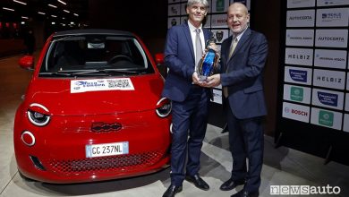 Fiat Nuova 500 elettrica, premio Auto Europa 2022