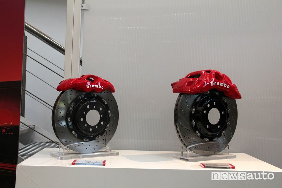 Freni Brembo in esposizione
