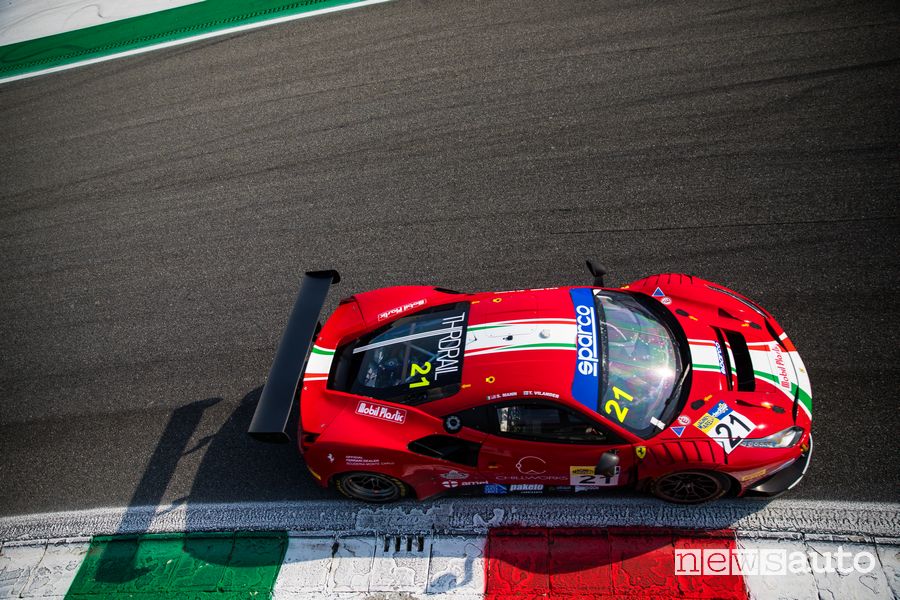 Mann-Vilander su Ferrari 488 Vincitori in Categoria Pro-Am GT Endurance Monza 2021