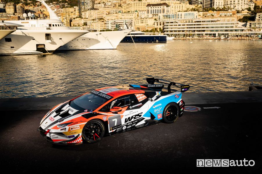 Lamborghini Huracàn Super Trofeo Team Novamarine - GSM Racing presentazione stagione 2022 al porto di Montecarlo