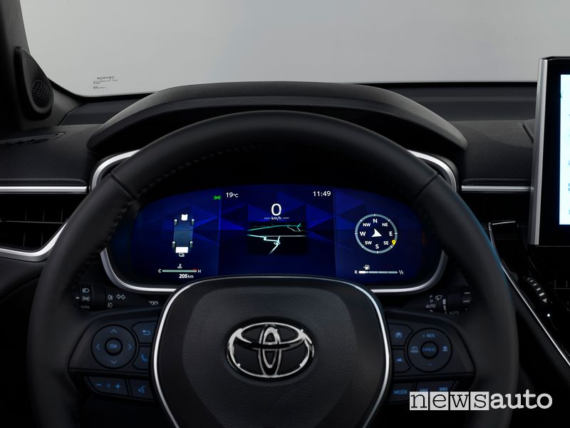 Quadro strumenti nuova Toyota Corolla Cross