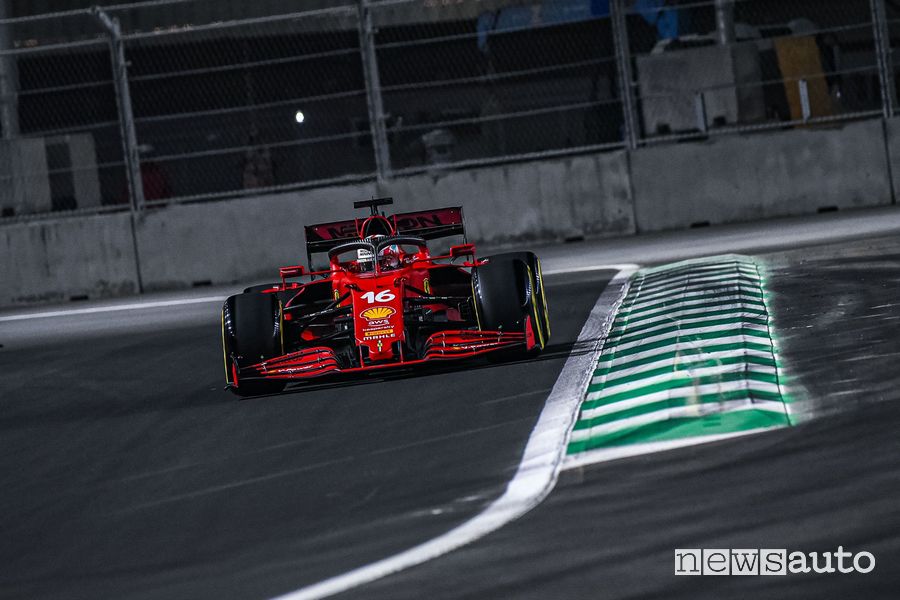 Qualifiche GP Arabia Saudita 2021 Ferrari Charles Leclerc