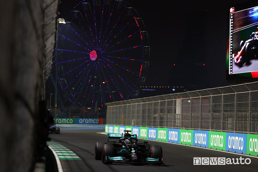 Qualifiche GP Arabia Saudita 2021 Lewis Hamilton Mercedes-AMG