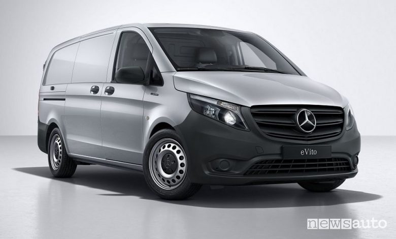 Mercedes-Benz eVito elettrico, caratteristiche, autonomia, prezzi
