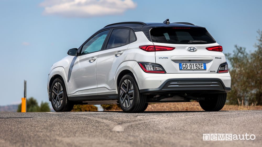 Hyundai Kona Electric rear view