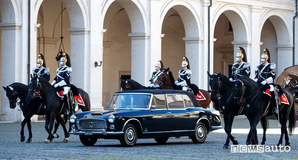 Lancia Flaminia presidential at the Quirinale