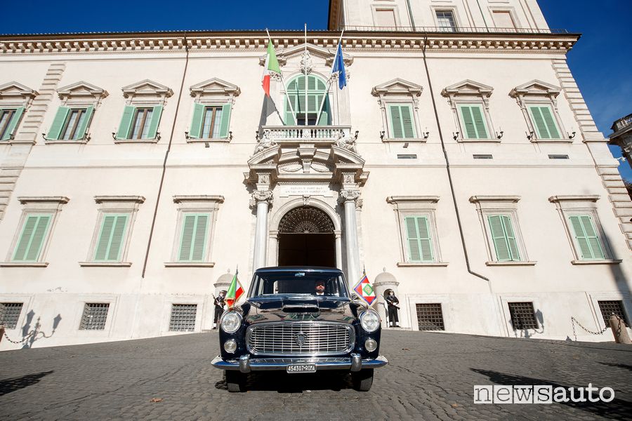 Lancia Flaminia presidential at the Quirinale
