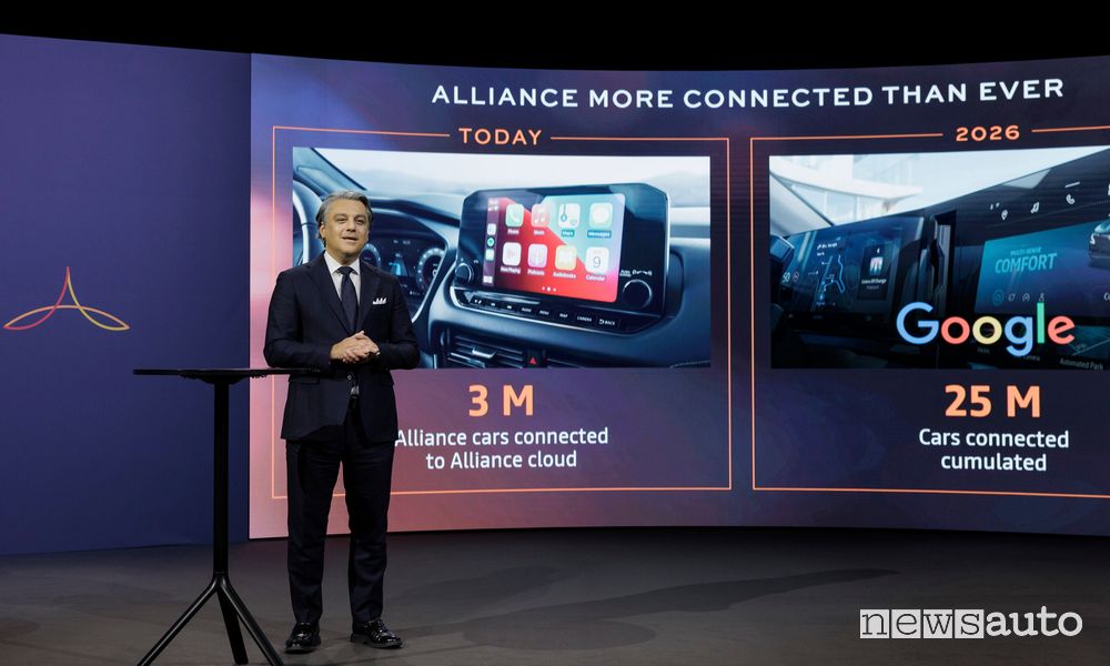 Luca De Meo annuncia la strategia delle auto connesse Renault, Nissan e Mitsubishi