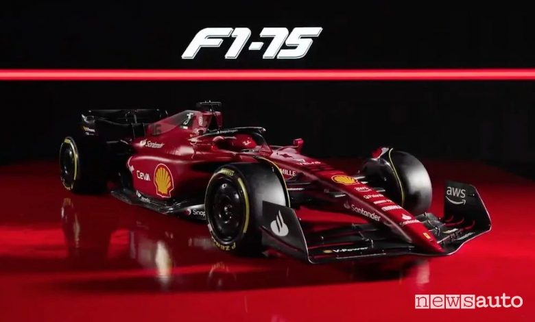 Nuova Ferrari F1-75 2022