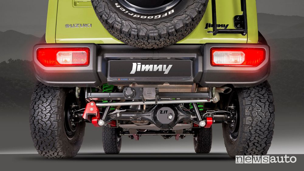 Suzuki Jimny Z.Mode pick-up suspension