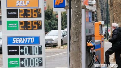 Prezzo medio nazionale carburanti benzina gasolio